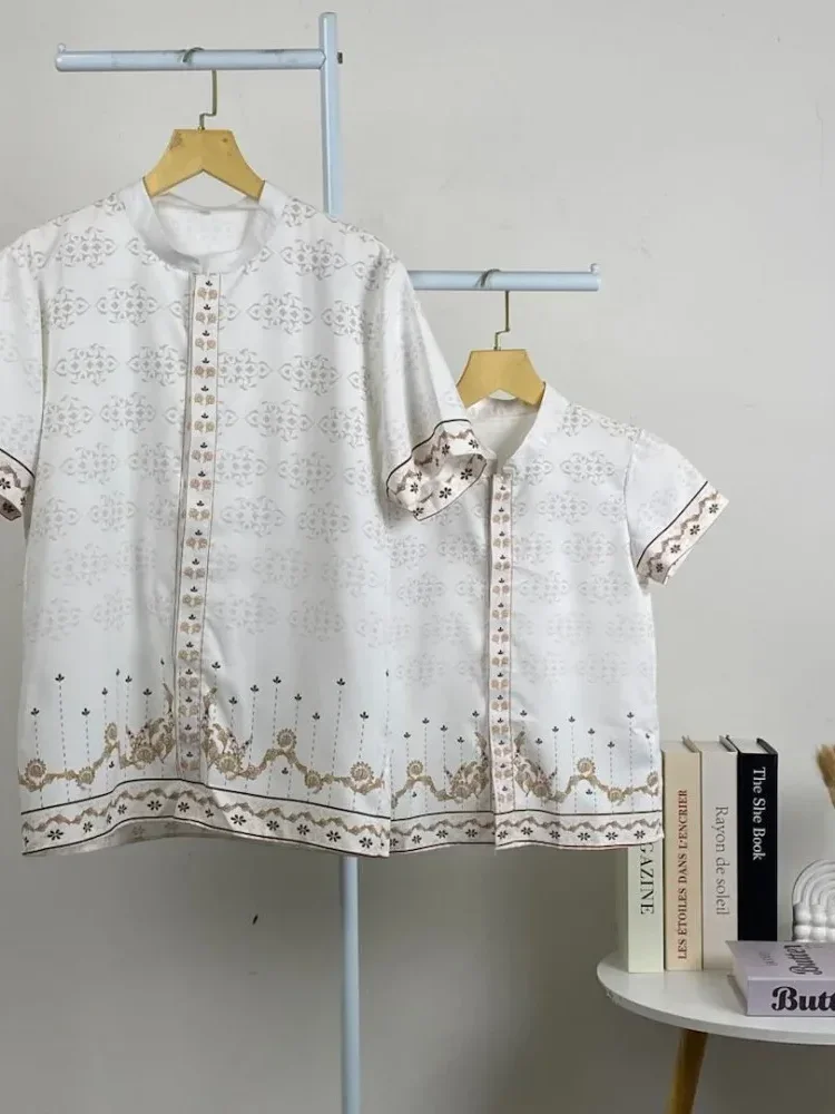 [READY STOCK]ASAYA Kaos lengan pendek pria dengan motif gaya