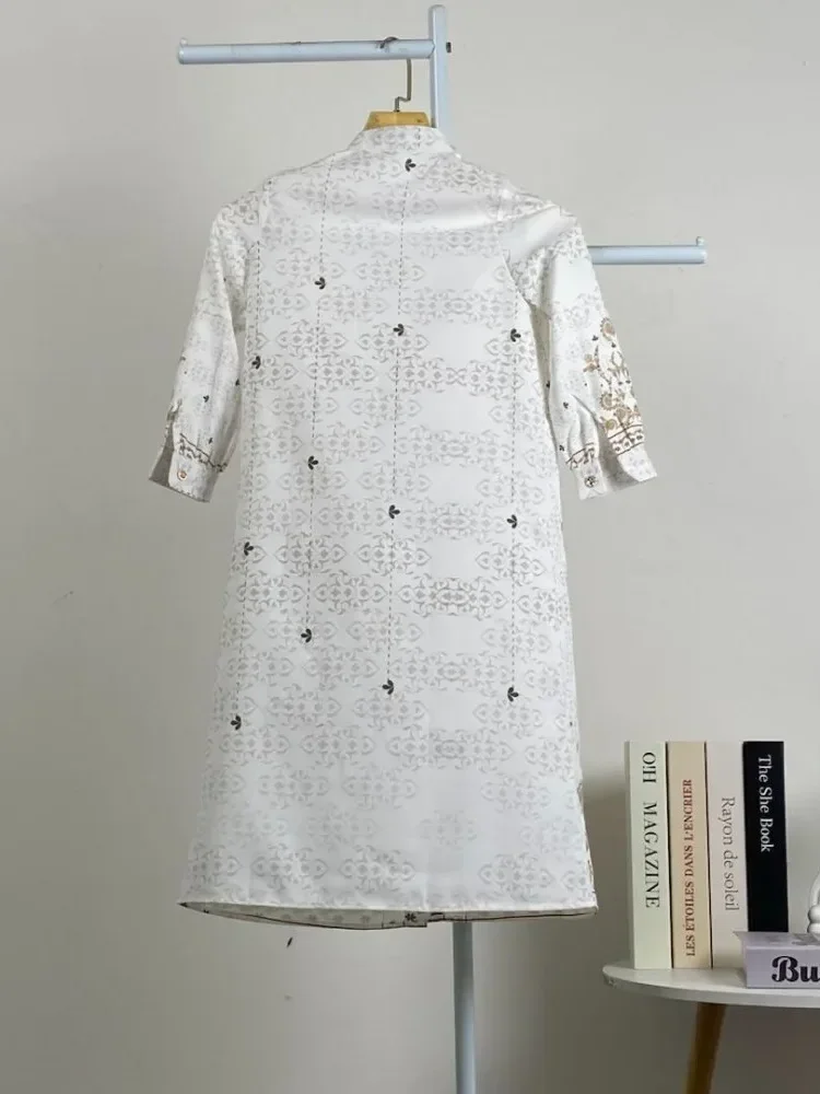 ASAYA Setelan ibu dan anak motif floral motif cetak premium gaya elegan modis kekinian untuk wanita