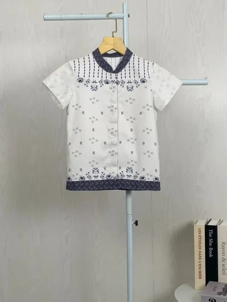 ASAYA Kaos lengan pendek pria dengan motif gaya