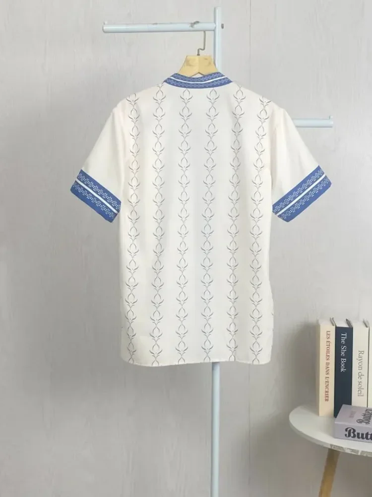 ASAYA Kaos lengan pendek pria dengan motif gaya