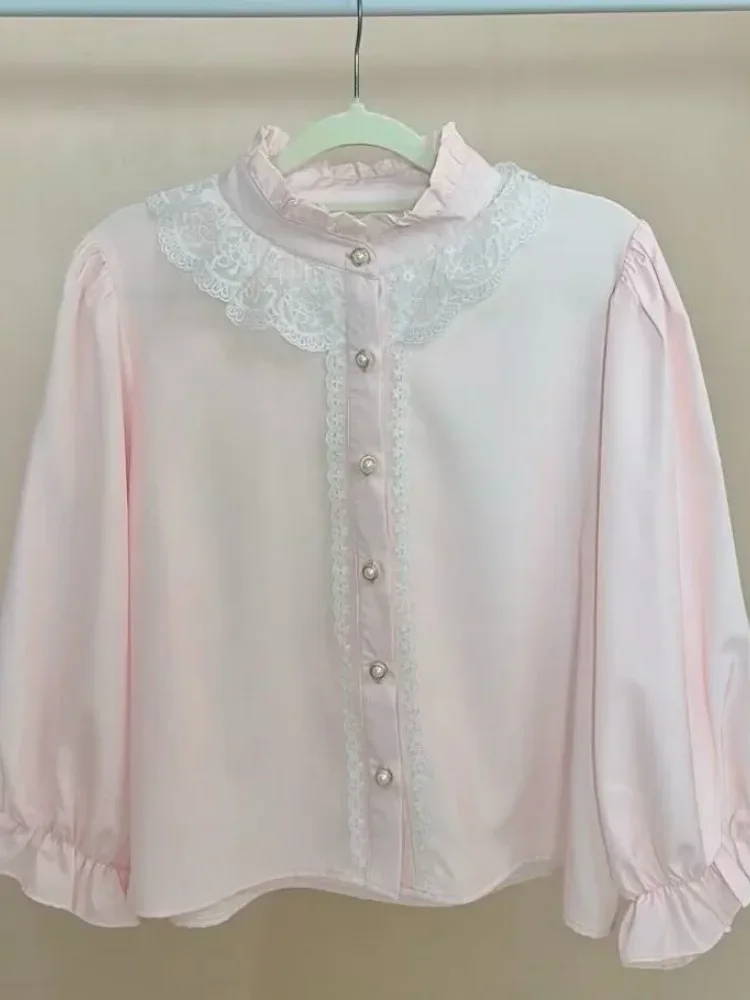 ASAYA Kemeja lengan panjang dengan desain warna-warni yang stylish kemeja kotak-kotak baru