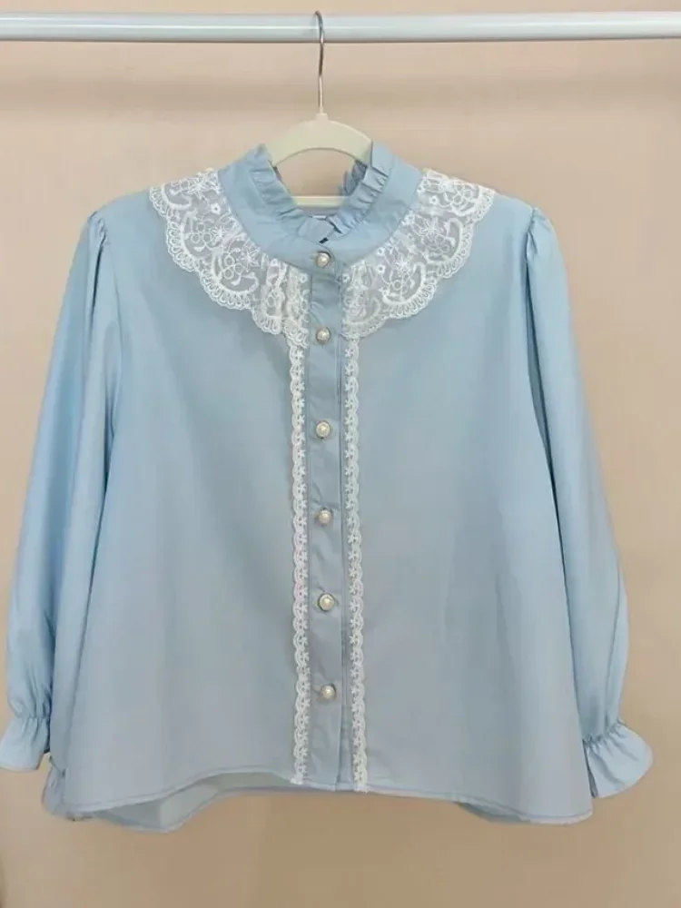 ASAYA Kemeja lengan panjang dengan desain warna-warni yang stylish kemeja kotak-kotak baru