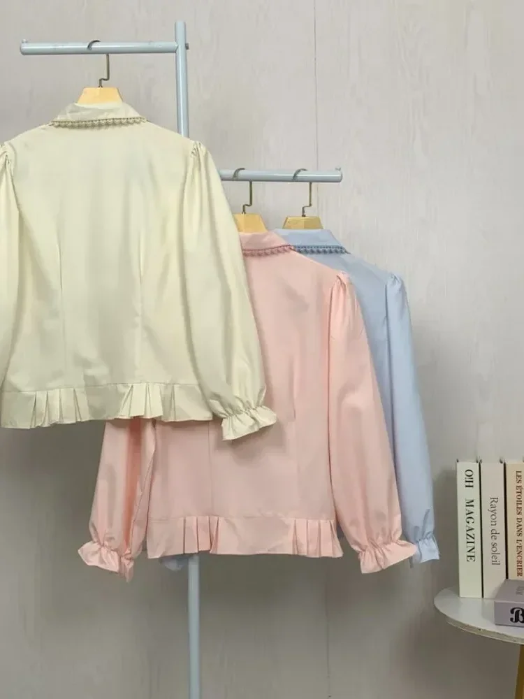 [NEW]ASAYA Atasan kemeja mode baru lengan panjang gaya populer wanita