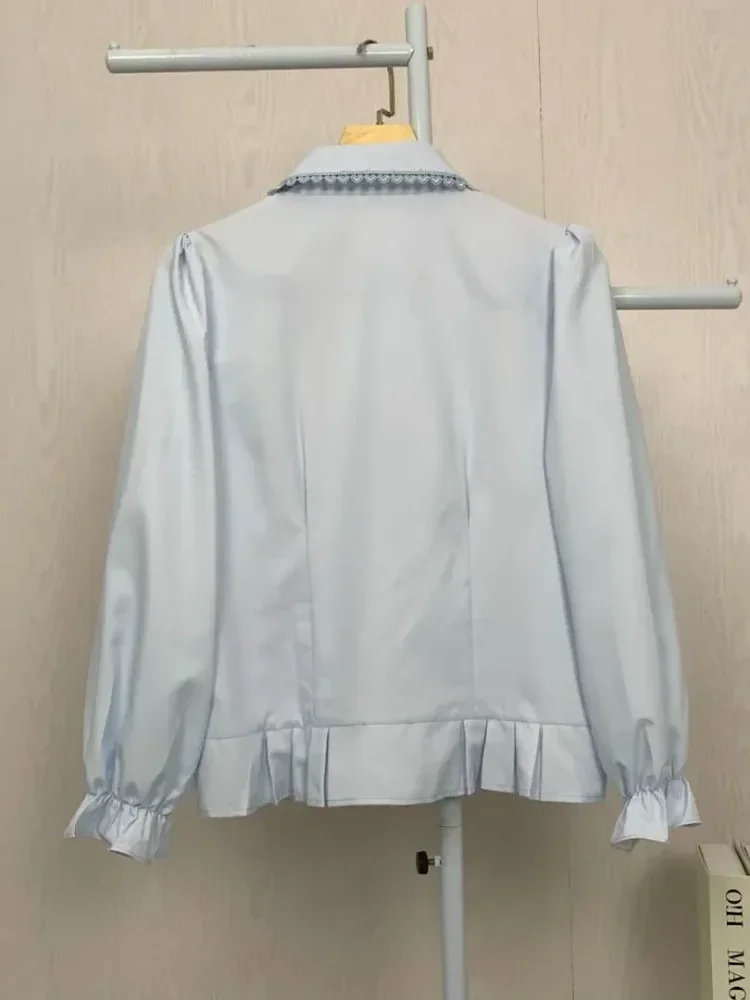 [NEW]ASAYA Atasan kemeja mode baru lengan panjang gaya populer wanita