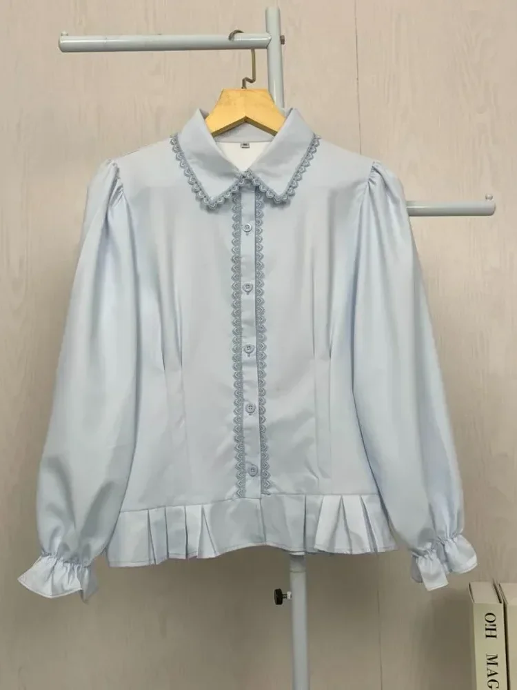 [NEW]ASAYA Atasan kemeja mode baru lengan panjang gaya populer wanita