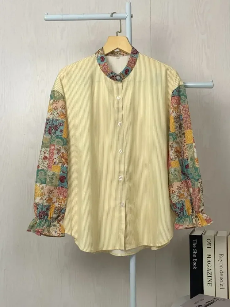[READY STOCK]ASAYA Korean style colorful plaid fashion casual shirt
