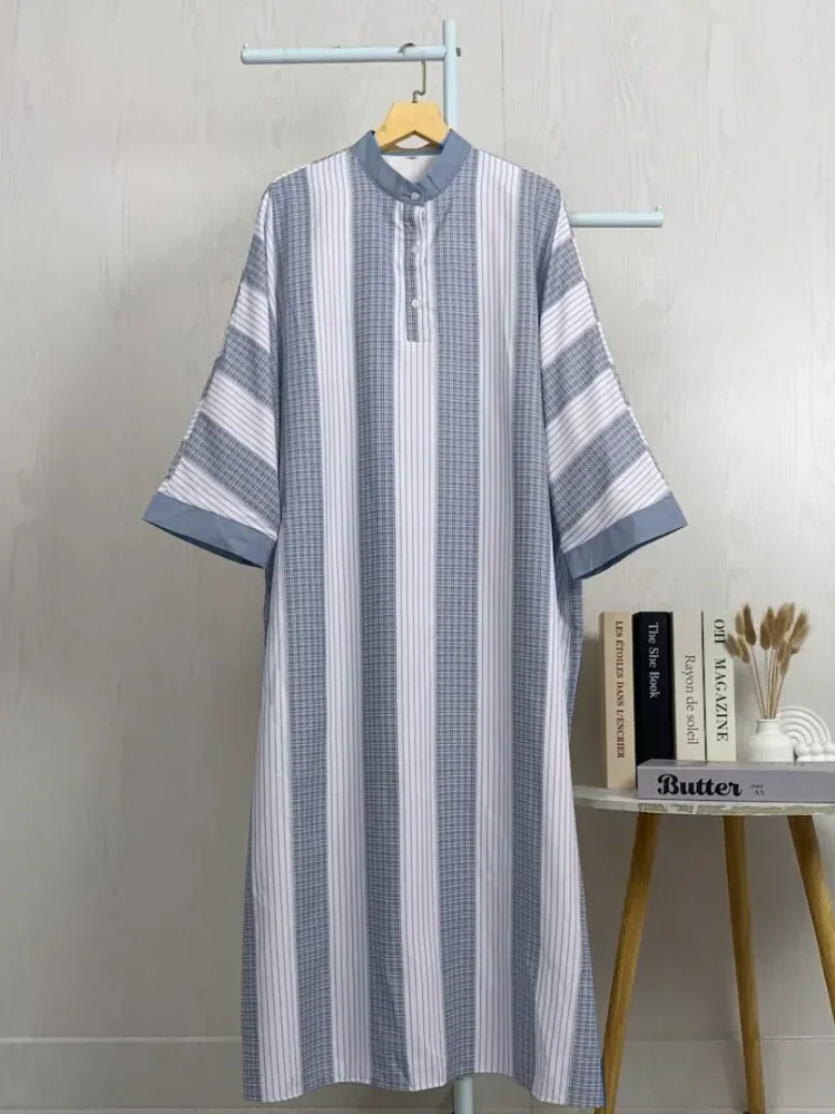 ASAYA Gaun gaya elegan kasual lengan panjang dengan