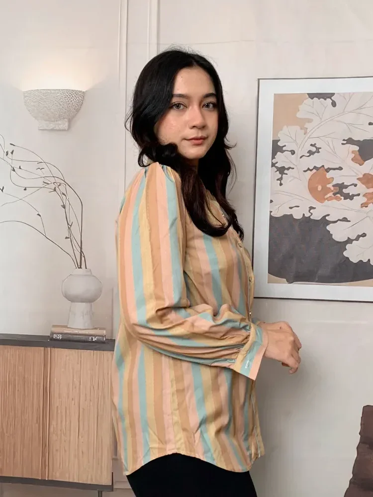 FADFAD Fashion new temperament print thin sunscreen shirt women loose slim this year's popular shirt