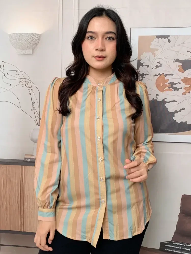 FADFAD Fashion new temperament print thin sunscreen shirt women loose slim this year's popular shirt