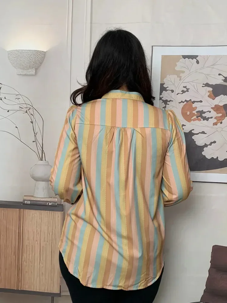 FADFAD Fashion new temperament print thin sunscreen shirt women loose slim this year's popular shirt