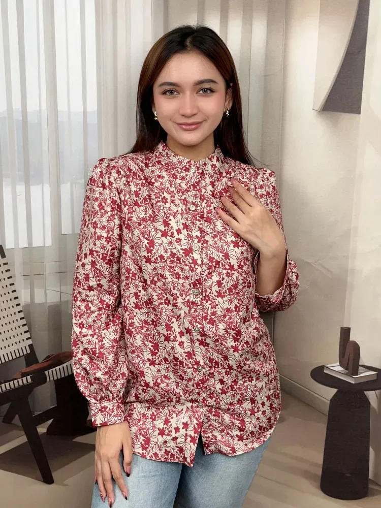 FADFAD Fashion new temperament print thin sunscreen shirt women loose slim this year's popular shirt