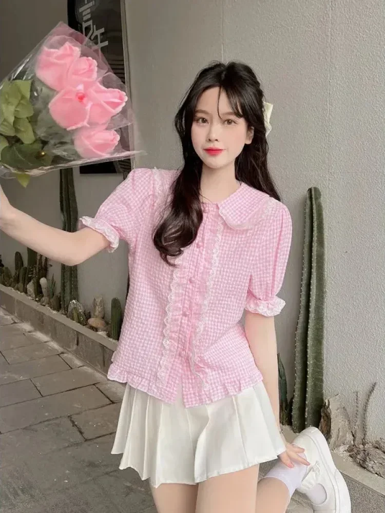CHICMORE Korean-style design long-sleeved printed shirt