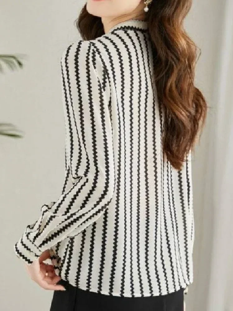 [NEW]FADFAD Kemeja lengan panjang button-down elegan