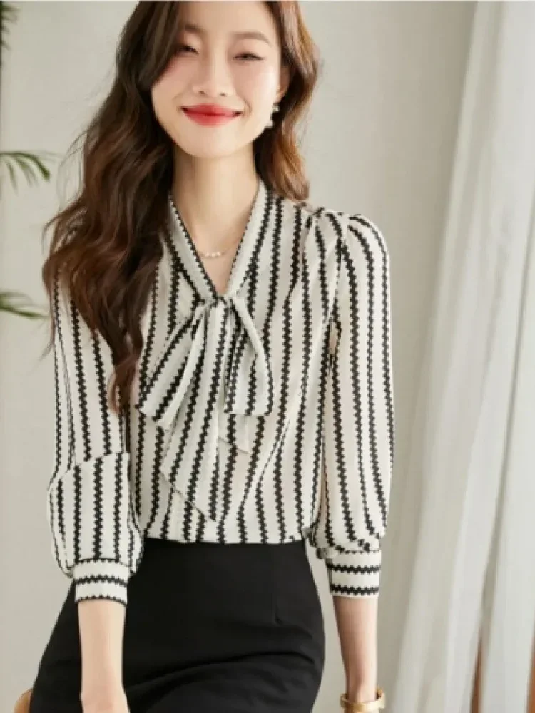 [NEW]FADFAD Kemeja lengan panjang button-down elegan