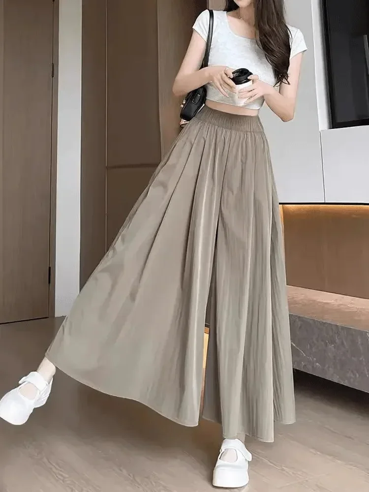 [READY STOCK]CHICMORE Celana wanita kulot yamamoto kasual panjang ramping pinggang tinggi
