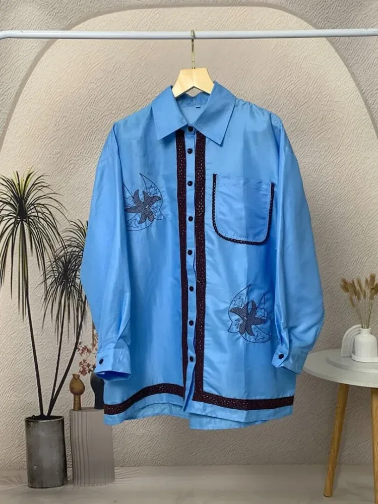 [DISKON KILAT]CHICMORE Atasan kemeja korean style kekinian desain unik dan kancing sebaris gaya terbaru