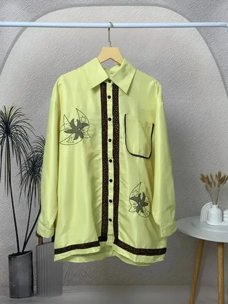 [DISKON KILAT]CHICMORE Atasan kemeja korean style kekinian desain unik dan kancing sebaris gaya terbaru