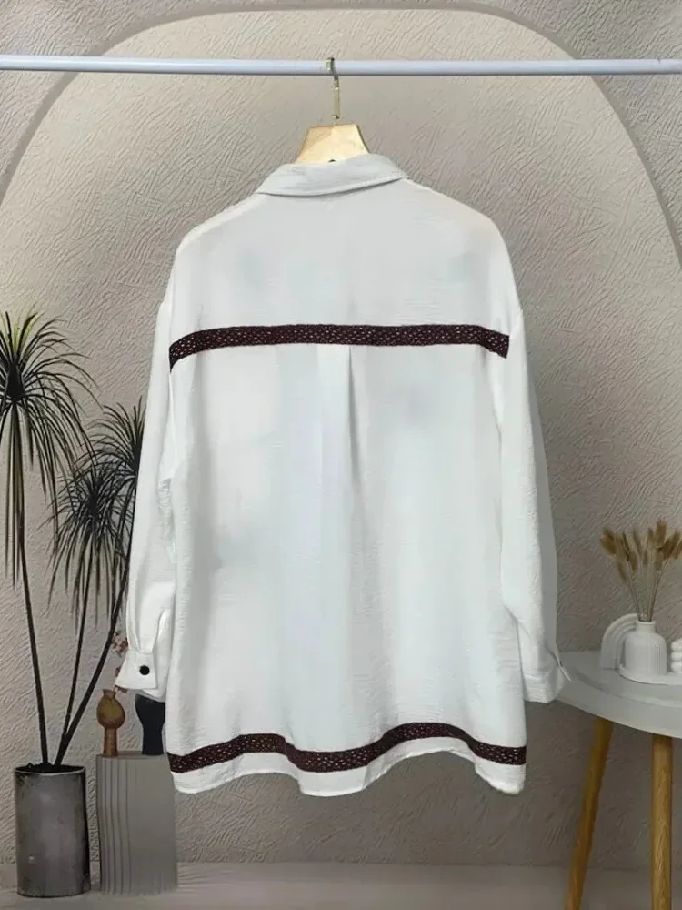 [DISKON KILAT]CHICMORE Atasan kemeja korean style kekinian desain unik dan kancing sebaris gaya terbaru