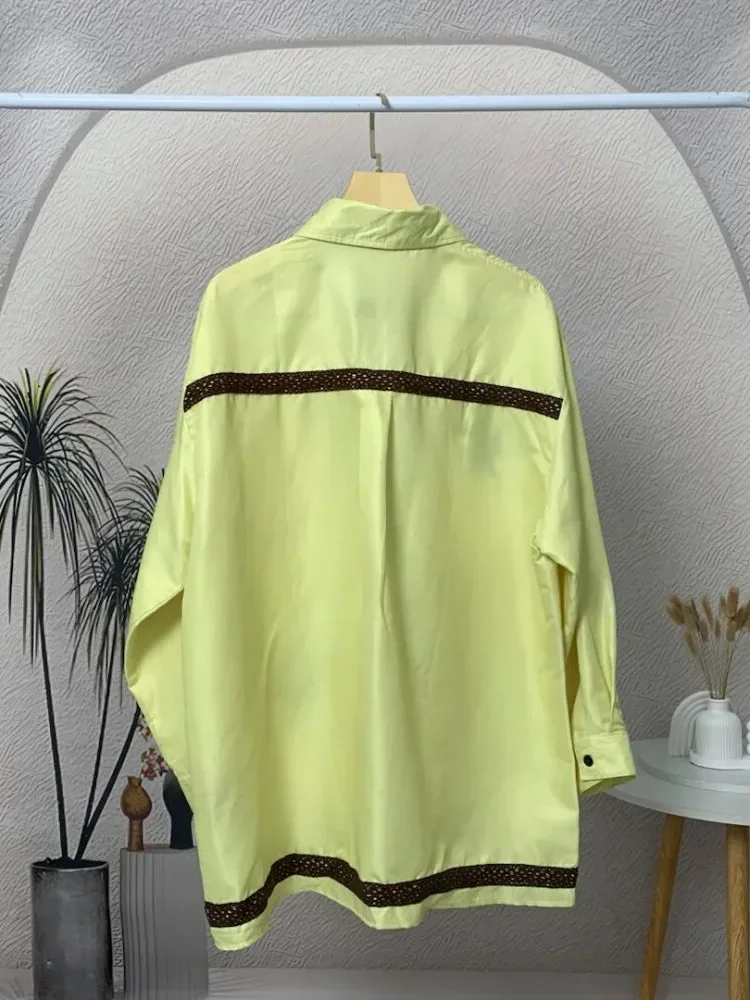 [DISKON KILAT]CHICMORE Atasan kemeja korean style kekinian desain unik dan kancing sebaris gaya terbaru
