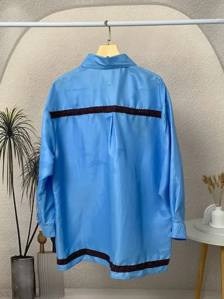 [DISKON KILAT]CHICMORE Atasan kemeja korean style kekinian desain unik dan kancing sebaris gaya terbaru