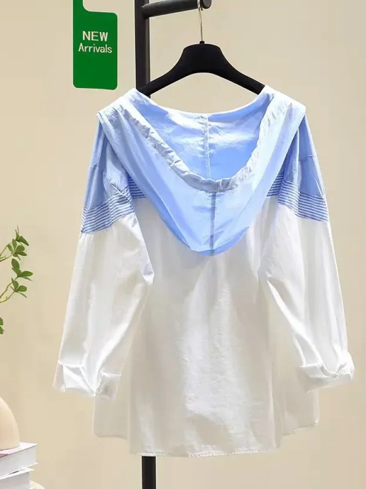 [NEW]CHICMORE Atasan wanita kekinian gaya baru kancing aktif sebaris dan lengan panjang