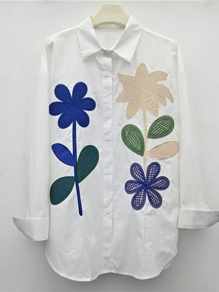 [NEW]CHICMORE Atasan kemeja wanita model unik trendi dengan lengan panjang dan saku cantik