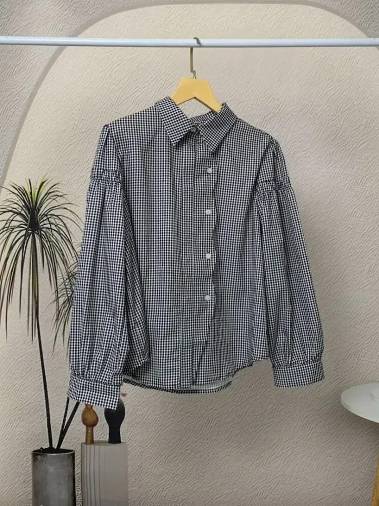 [NEW]CHICMORE Kemeja lengan panjang  atasan longgar ceruk trendi