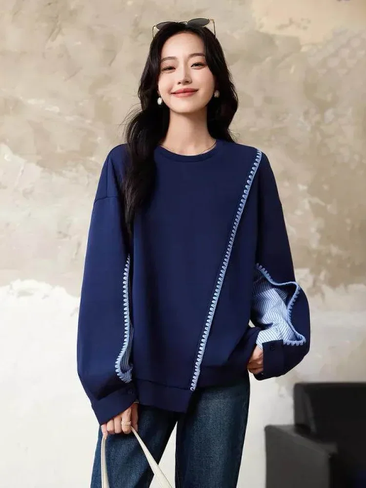 [DISKON KILAT]CHICMORE Atasan blouse lengan panjang model terbaru unik untuk wanita