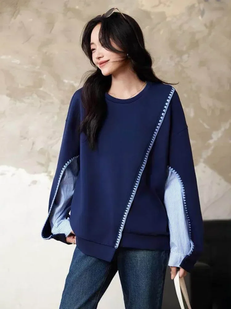 [DISKON KILAT]CHICMORE Atasan blouse lengan panjang model terbaru unik untuk wanita