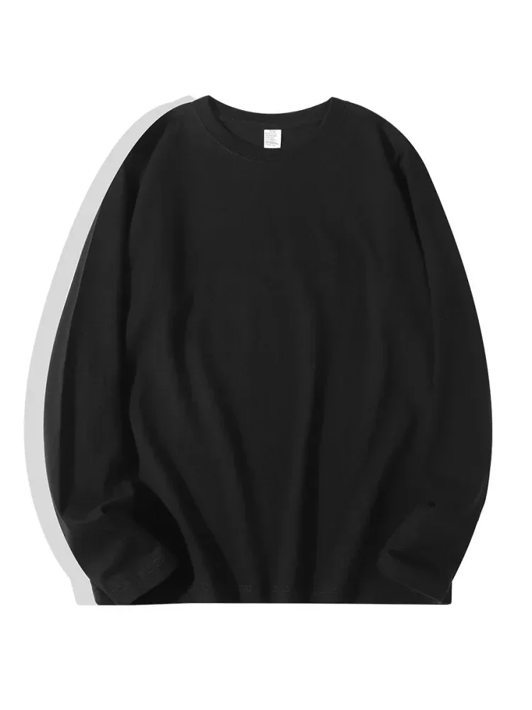 [READY STOCK]MODISH Kaos lengan panjang warna polos solid bergaya kasual