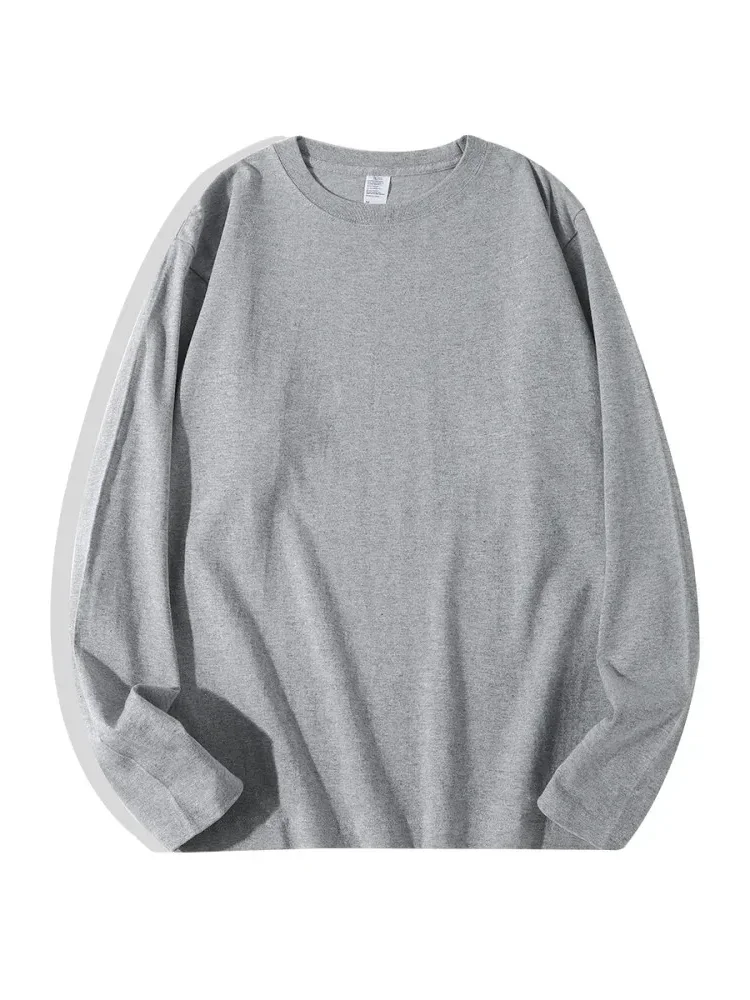 [READY STOCK]MODISH Kaos lengan panjang warna polos solid bergaya kasual