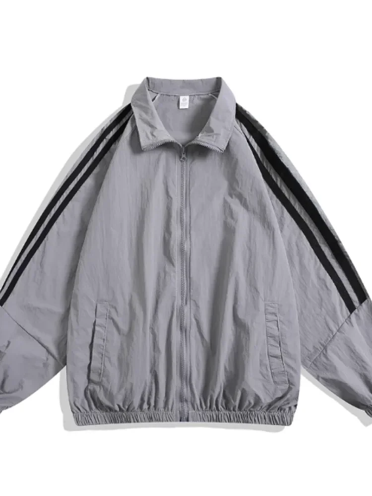 CHICMORE （tidak tahan air）jepang pemuda perlindungan matahari olahraga ringan tipis bernapas es filament anti ultraviolet mode jaket