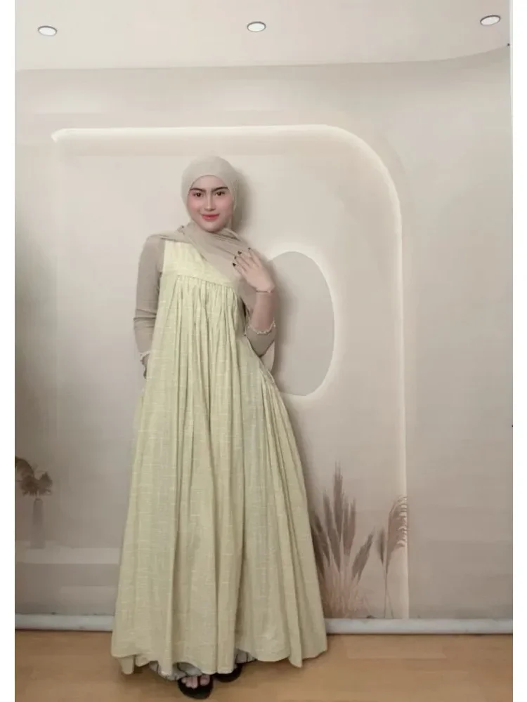 [READY STOCK]CHICMORE Gaun tanpa lengan gaya retro chic untuk wanita yang manis