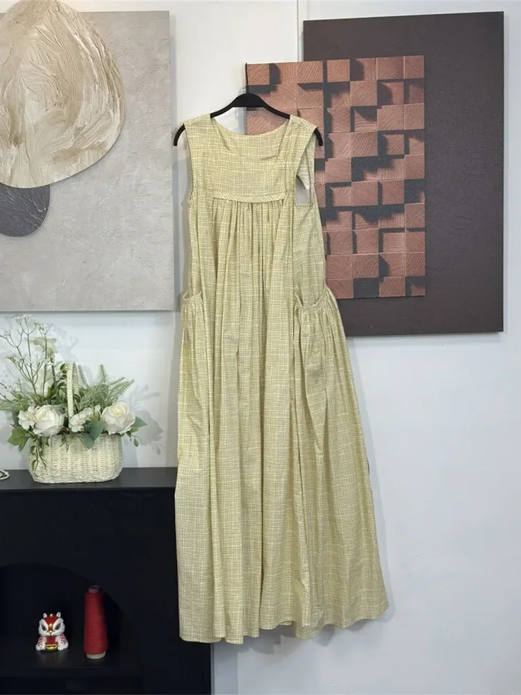 [READY STOCK]CHICMORE Gaun tanpa lengan gaya retro chic untuk wanita yang manis