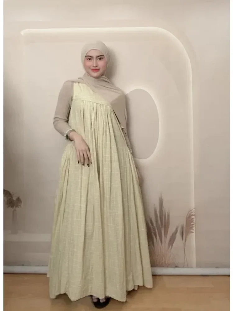 [READY STOCK]CHICMORE Gaun tanpa lengan gaya retro chic untuk wanita yang manis