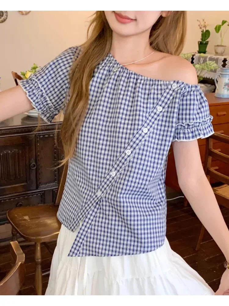 CHICMORE Kemeja off-shoulder off-shoulder untuk wanita