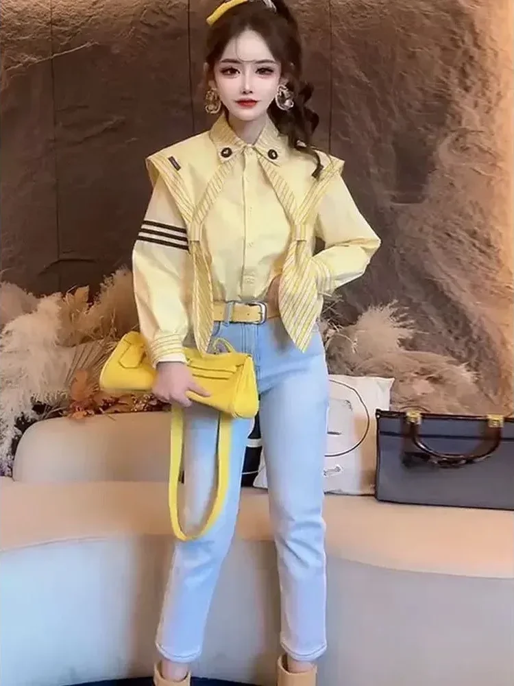 [READY STOCK]CHICMORE Kemeja wanita feminine dengan model unik gaya korea terbaru