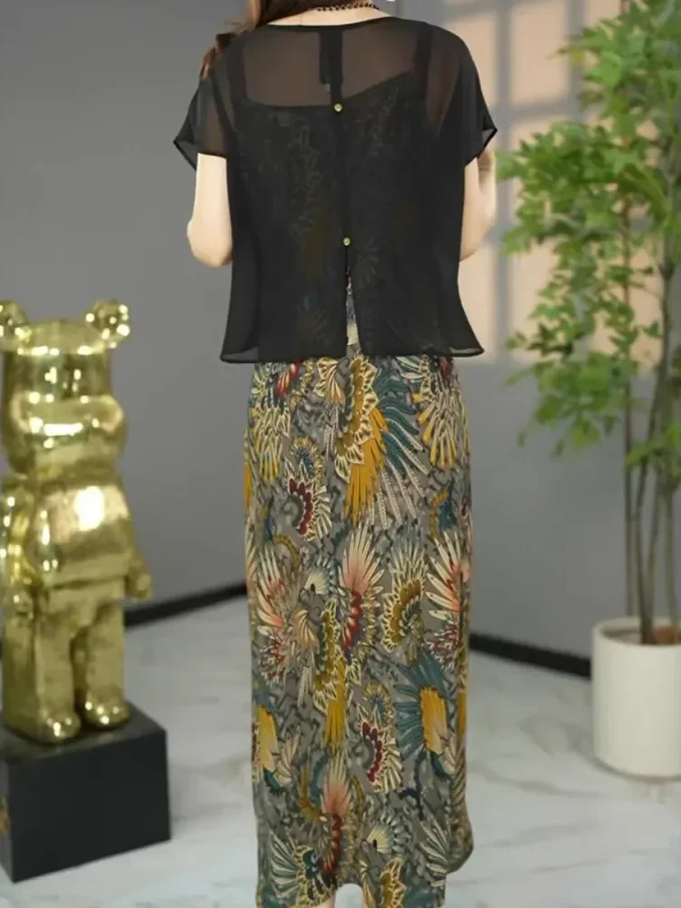 [DISKON KILAT]FADFAD Gaun gaya terbaru elegan mewah untuk wanita