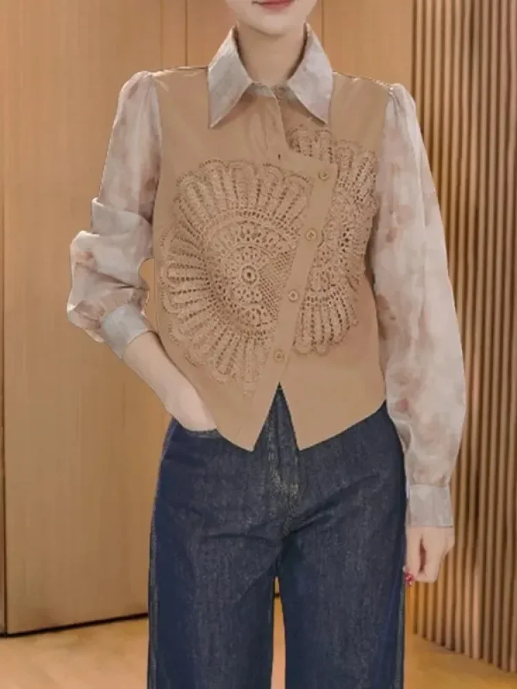 [CUCI GUDANG]FADFAD Kemeja lengan panjang modis untuk wanita terbaru