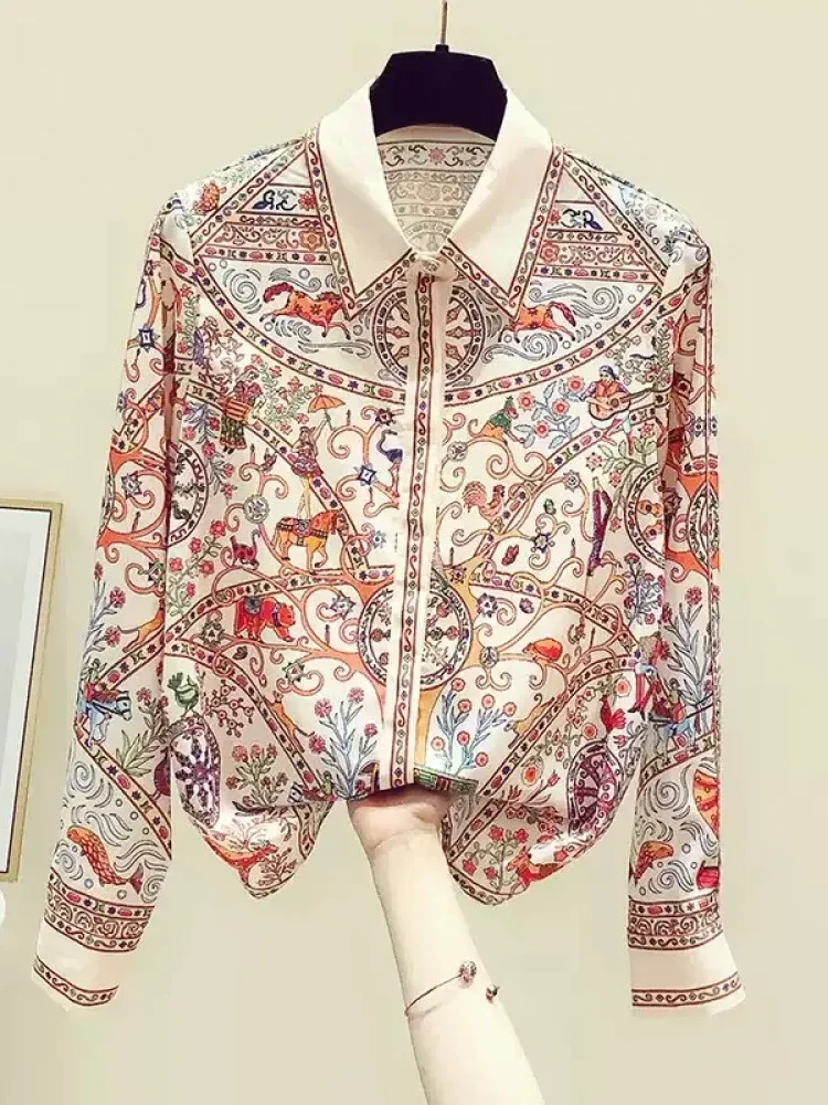 [READY STOCK]FADFAD Blus wanita motif elegan dan fashion baru