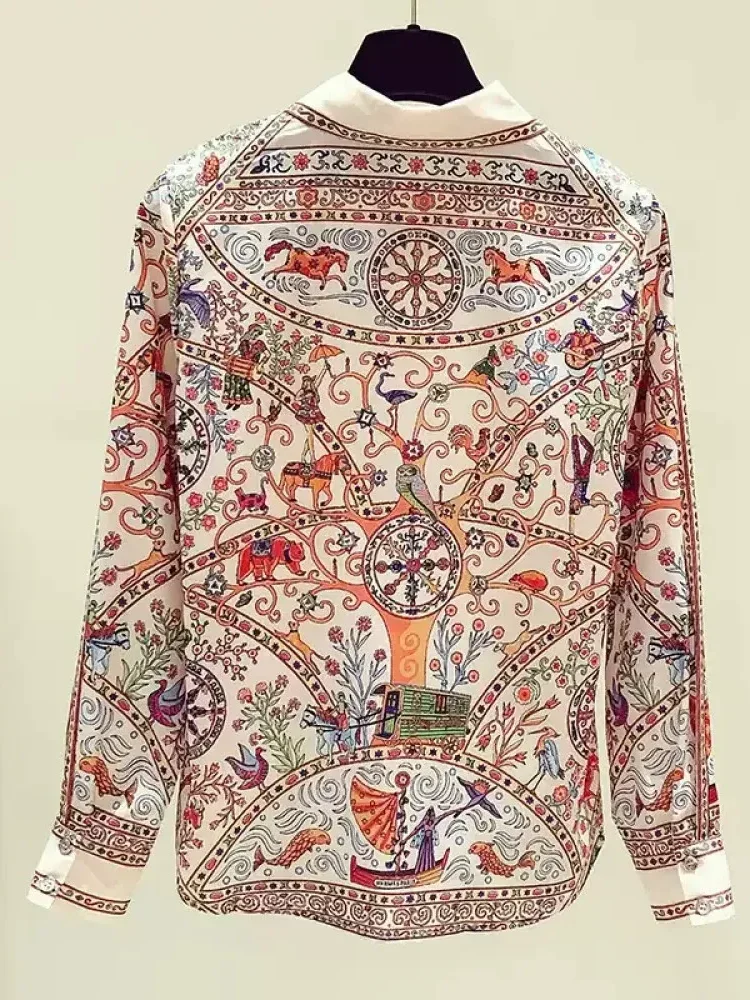 [READY STOCK]FADFAD Blus wanita motif elegan dan fashion baru