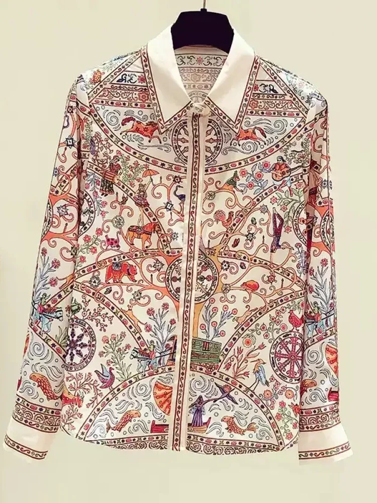 [READY STOCK]FADFAD Blus wanita motif elegan dan fashion baru