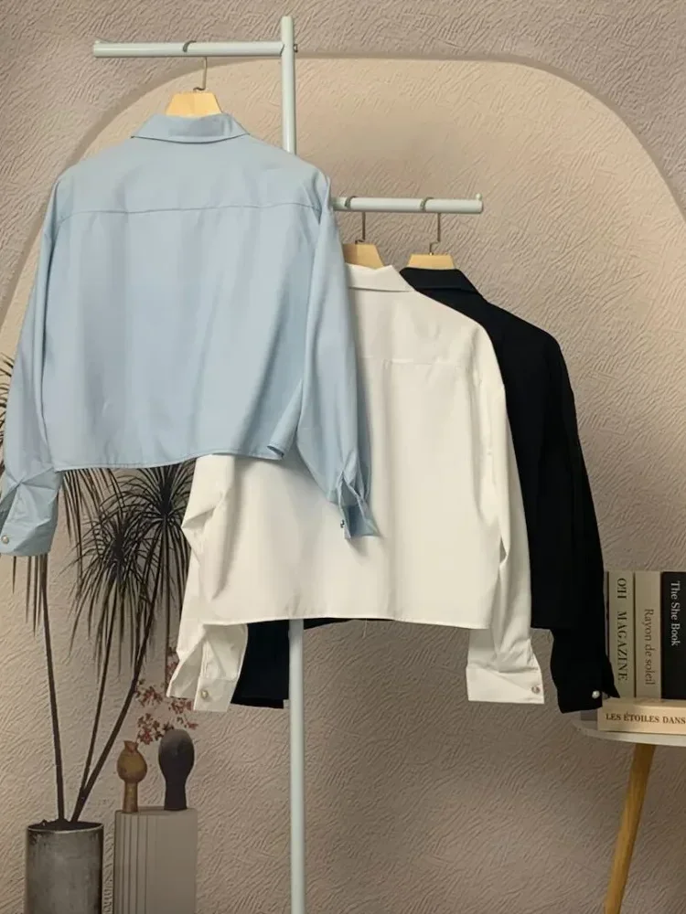 FADFAD Atasan kemeja lengan panjang wanita gaya cina baru