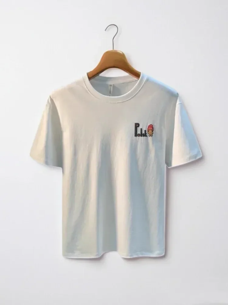 [READY STOCK]MODISH Musim panas baru pria bundar kerah tops t-shirt lengan pendek