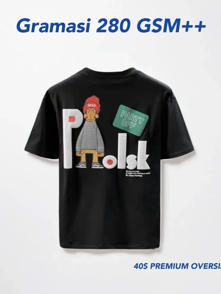 [READY STOCK]MODISH Musim panas baru pria bundar kerah tops t-shirt lengan pendek