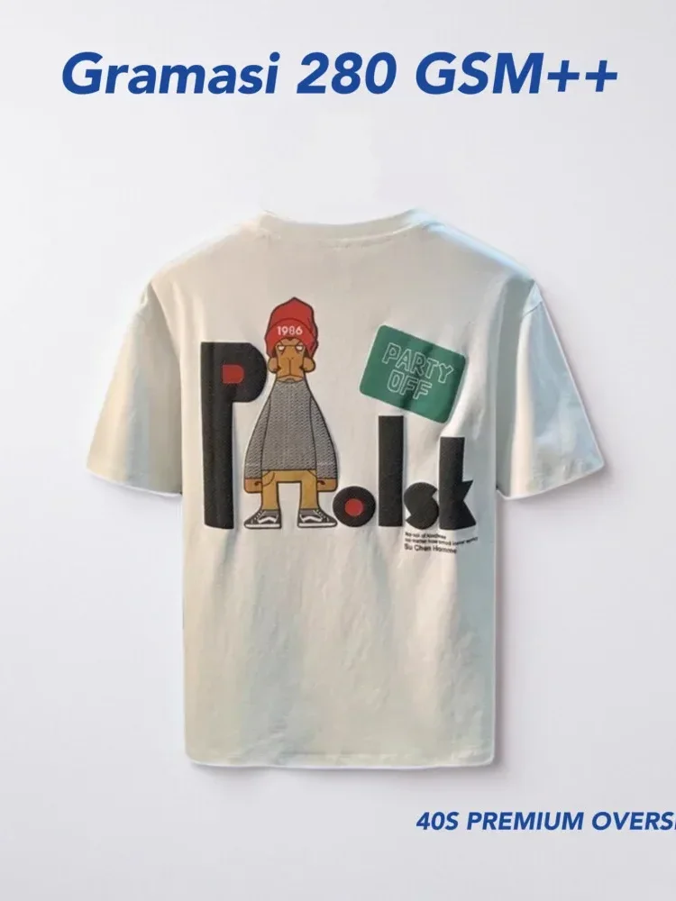 [READY STOCK]MODISH Musim panas baru pria bundar kerah tops t-shirt lengan pendek