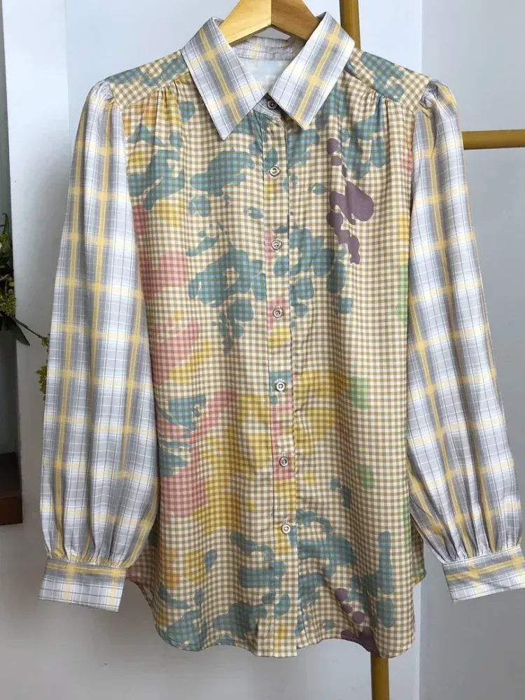 [NEW]FADFAD Fashion new temperament print thin sunscreen shirt women loose slim this year's popular shirt