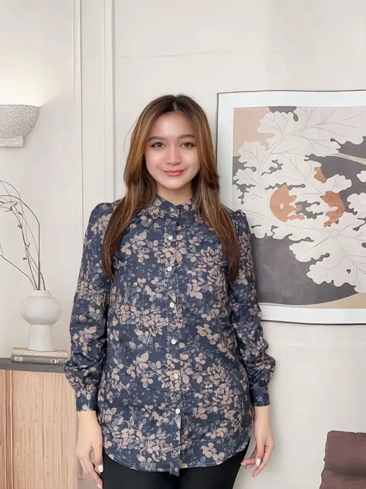 FADFAD Fashion new temperament print thin sunscreen shirt women loose slim this year's popular shirt