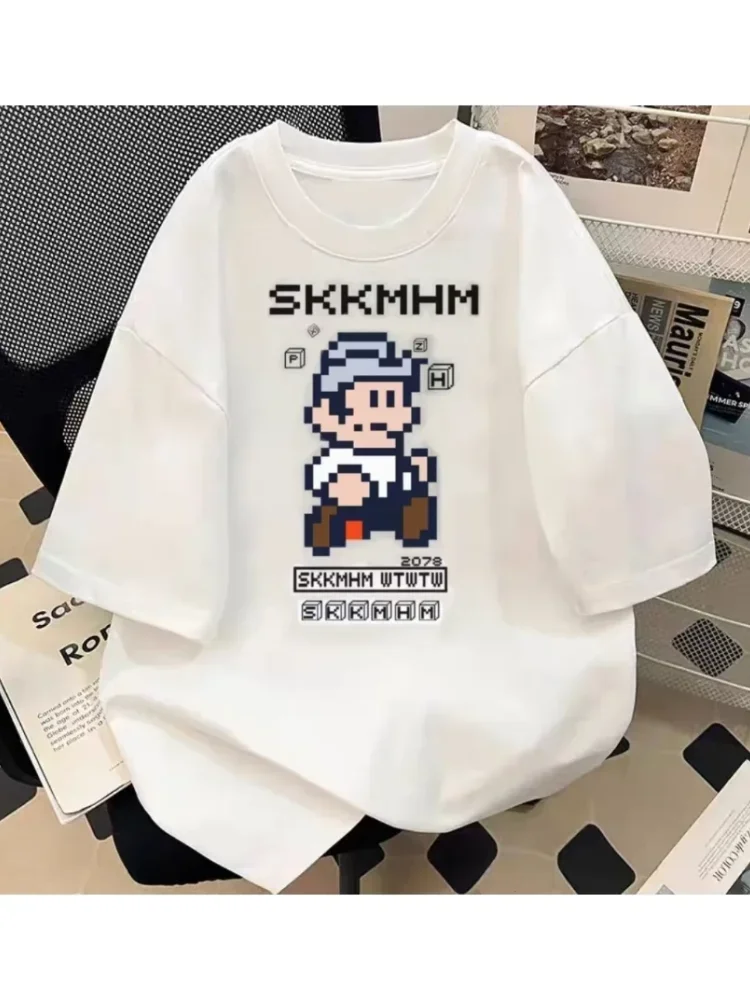 [DISKON KILAT]MODISH Premium pria musim panas tren longgar top t-shirt
