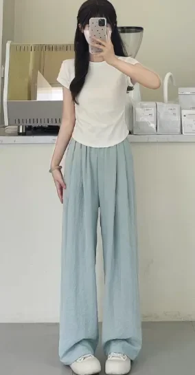 CHICMORE Celana panjang model longgar kasual untuk wanita